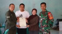 Kantor Pertanahan Kabupaten Lebak Serahkan 216 Sertipikat Program PTSL di Desa Cibarengkok