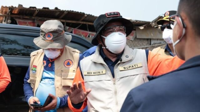 Bupati Tangerang Maesyal Rasyid, Kebakaran TPA Jatiwaringin Tangerang Berhasil Dipadamkan
