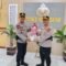 Prosesi pisah sambut Kapolres Tanah Datar dari AKBP Nur Ichsan kepada AKBP Marwan Fajrin di Gedung Pratidina Polres Tanah Datar