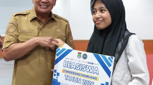 Pemerintah Kabupaten Tangerang Perluas Akses Pendidikan, 485 Mahasiswa Terima Beasiswa Tangerang Gemilang