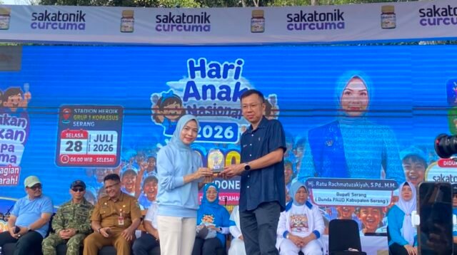 20 Ribu Anak di Kabupaten Serang Ikut Kampanye Gizi Positif, Warnai Hari Anak Nasional 2026