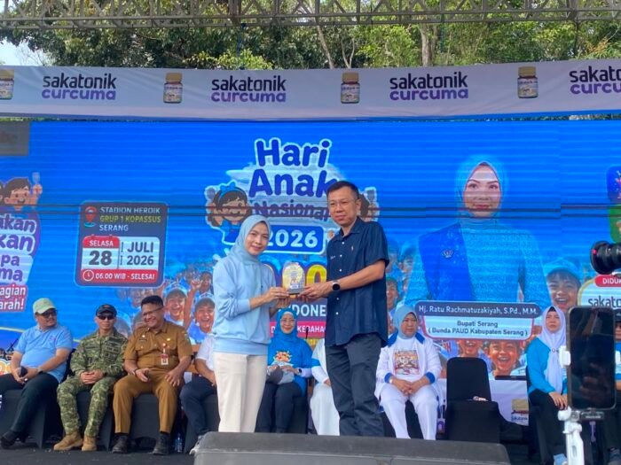 20 Ribu Anak di Kabupaten Serang Ikut Kampanye Gizi Positif, Warnai Hari Anak Nasional 2026