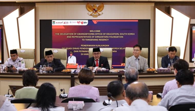 Kabupaten Tangerang Jajaki Kerja Sama Pendidikan dengan Gwangmyeong Korea Selatan