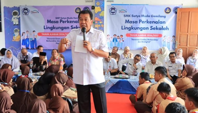 Bupati Tangerang Motivasi Siswa Baru Saat MPLS di SMP dan SMK Satya Muda Gemilang