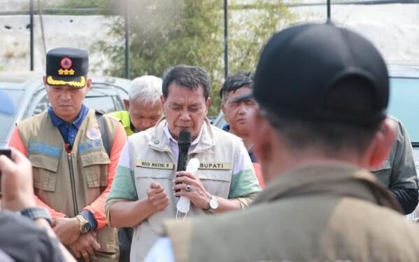 Bupati Tangerang Pimpin Doa Bersama Untuk Kelancaran Proses Pemadaman dan Keselamatan di TPA Jatiwaringin
