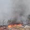 TPSA Dengung Lebak Terbakar, Api Diduga Dipicu Pembakaran Lahan