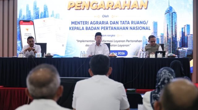 Transformasi Layanan Pertanahan, Menteri Nusron Tekankan Kepastian dan Kemudahan bagi Masyarakat