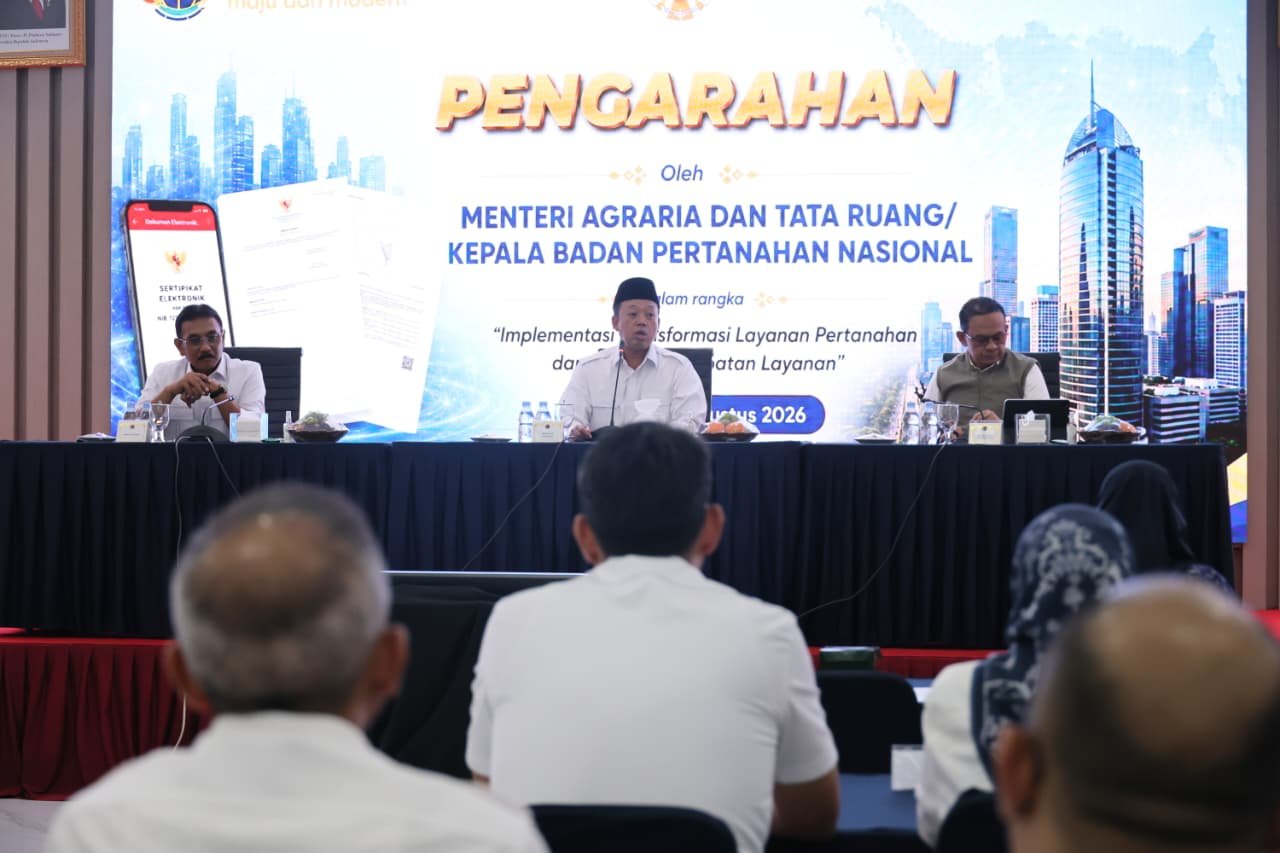 Transformasi Layanan Pertanahan, Menteri Nusron Tekankan Kepastian dan Kemudahan bagi Masyarakat