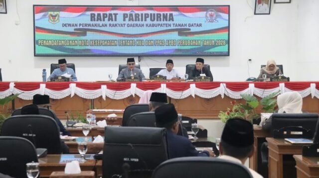 DPRD Tanah Datar dan Pemkab Sepakati KU-PPAS Perubahan APBD 2026