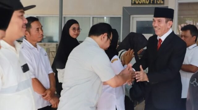Kepala Kantah Lebak Akhda Jauhari, Lantik 65 Anggota Satgas Fisik MASDASIK PBT Terintegrasi Tahap II