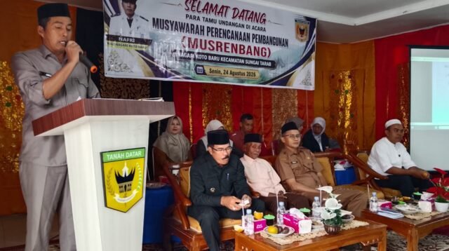 Musrenbang Nagari Koto Baru Bahas RKP 2027 dan DU RKP 2028