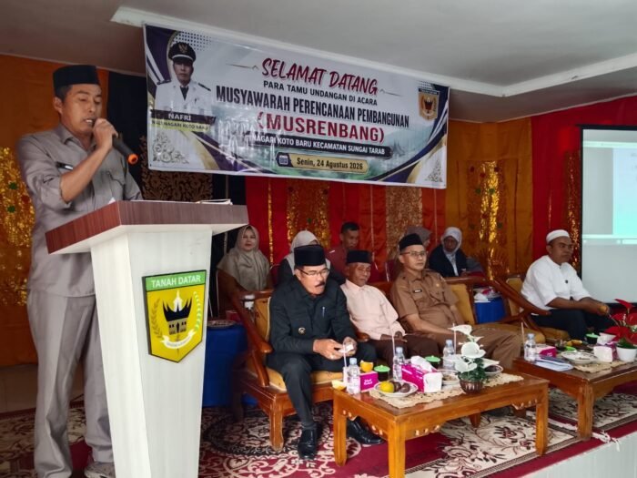 Musrenbang Nagari Koto Baru Bahas RKP 2027 dan DU RKP 2028