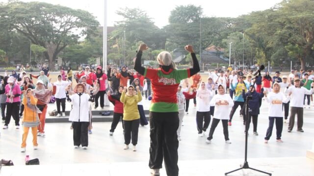 Ratusan Purna Bhakti dan Warga Siap Meriahkan Senam Kebugaran PPI di Alun-alun Rangkasbitung