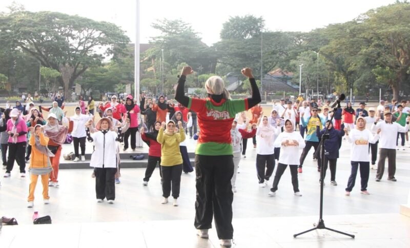 Ratusan Purna Bhakti dan Warga Siap Meriahkan Senam Kebugaran PPI di Alun-alun Rangkasbitung