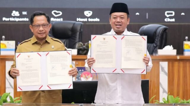 Menteri ATR/Kepala BPN dan Mendagri Sepakati Pengintegrasian NIB dan NOP PBB