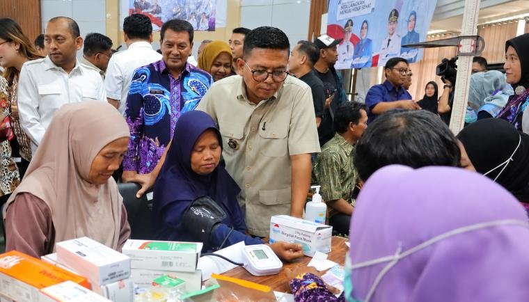 Gubernur Banten Andra Soni, Apresiasi CKG Kabupaten Tangerang Lampaui Target