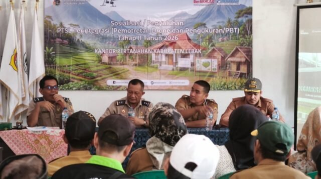 Kantor Pertanahan Lebak Gelar Penyuluhan Pengukuran PBT PTSL  di Desa Margaluyu