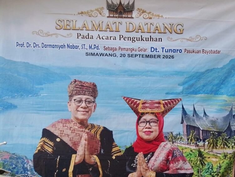 Prof. Dr. Darmansyah Nabar Dikukuhkan sebagai Datuak Tunaro Pasukuan Payobadar Nagari Simawang