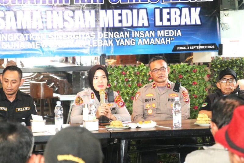 Kapolres Lebak Perkuat Sinergi dengan Insan Media, Dorong Pemberitaan Berimbang dan Faktual