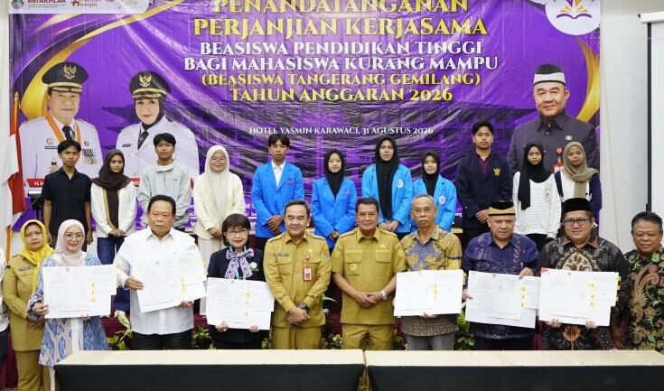 1.075 Mahasiswa Dapat Beasiswa Tangerang Gemilang, Pemkab Gandeng 26 Perguruan Tinggi