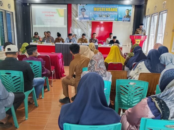 Musrenbang Tabek Patah Bahas RKP dan DU RKP, Wali Nagari Soroti Keterbatasan Anggaran