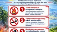 Kapolres Tanah Datar Imbau Masyarakat Bersama Cegah Karhutla