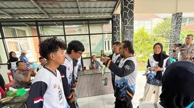 Kegiatan Bakti Pemuda Daerah 2026 yang diselenggarakan Dispora Kabupaten Lebak di Kecamatan Cipanas.