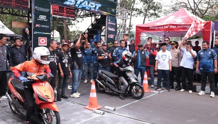 Bupati Tangerang Apresiasi KNPI Drag Bike 2026 untuk Cegah Balap Liar