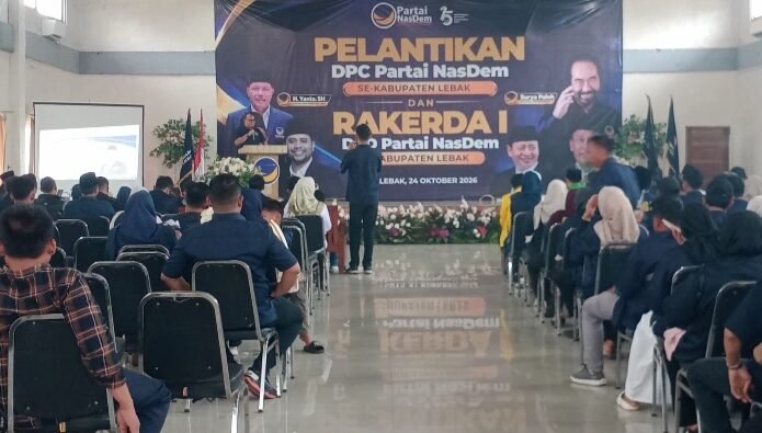 NasDem Lebak Lantik Pengurus DPC, Panaskan Mesin Politik Menuju Pemilu 2029