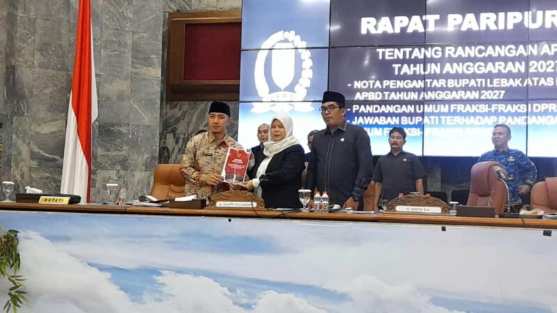 Pemkab dan DPRD Lebak Prioritaskan Infrastruktur dalam Pembahasan APBD 2027