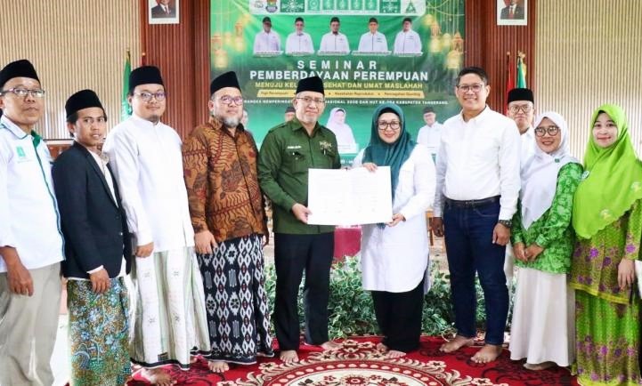 Wabup Tangerang Intan Buka Seminar Fatayat NU Tangerang
