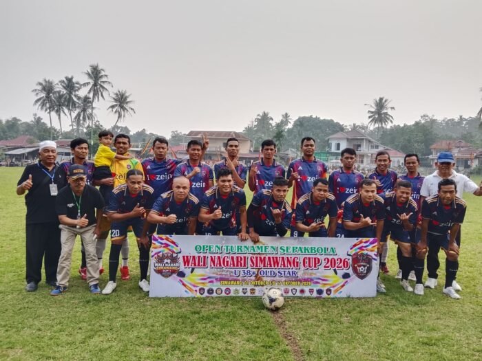 Simawang FC Juara Wali Nagari Simawang Cup 2026, Taklukkan Al Barokah FC 3-2