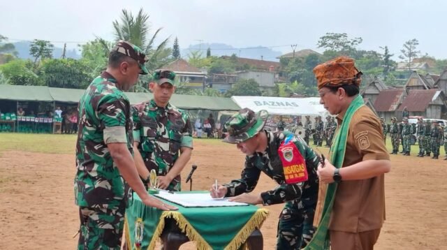 TMMD ke-130 di Lebak, Danrem 064/MY: Membangun Negeri Harus Dimulai dari Desa