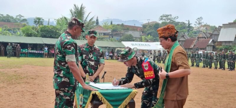 TMMD ke-130 di Lebak, Danrem 064/MY: Membangun Negeri Harus Dimulai dari Desa